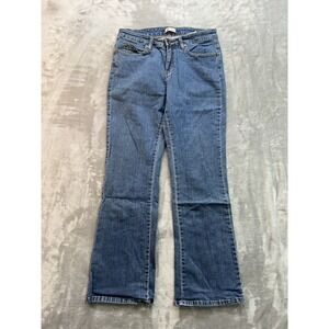 Lee Jeans Womens Sz 10 Short Blue Bootcut Western Boho Cowgirl Rodeo Stretch